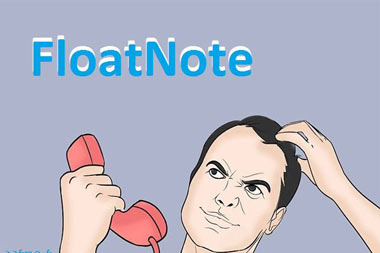  با اپلیکیشن FloatNote، صحبت کنید و یادداشت بردارید 